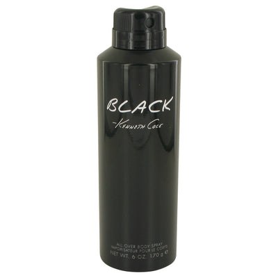 An image displaying Kenneth Cole Black by Kenneth Cole Body Spray 6 oz for Men by Kenneth Cole
