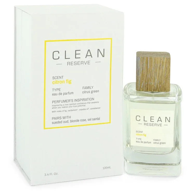 An image displaying Clean Reserve Citron Fig by Clean Eau De Parfum Spray 3.4 oz for Women by Clean