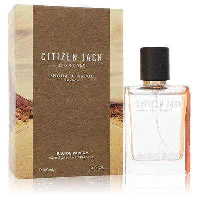 An image displaying Citizen Jack Open Road by Michael Malul Eau De Parfum Spray 3.4 oz for Men by Michael Malul