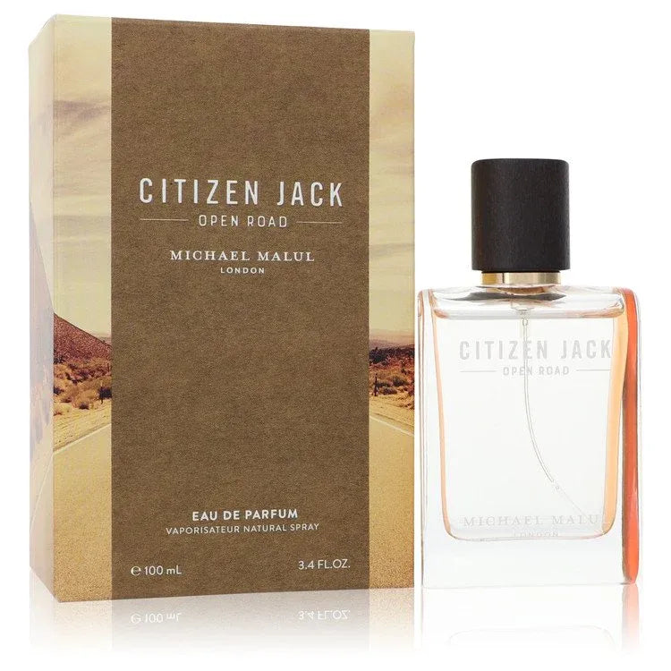 An image displaying Citizen Jack Open Road by Michael Malul Eau De Parfum Spray 3.4 oz for Men by Michael Malul