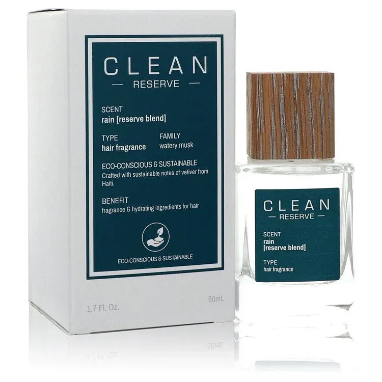 An image displaying Clean Rain Reserve Blend by Clean Hair Fragrance 1.7 oz for Women by Clean
