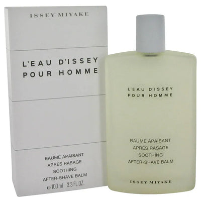 An image displaying L'EAU D'ISSEY (issey Miyake) by Issey Miyake After Shave Balm 3.4 oz for Men by Issey Miyake