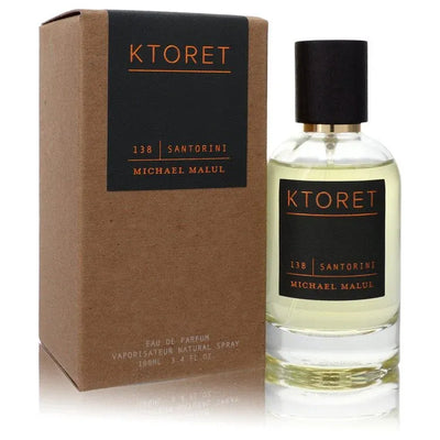 An image displaying Ktoret 138 Santorini by Michael Malul Eau De Parfum Spray 3.4 oz for Men by Michael Malul