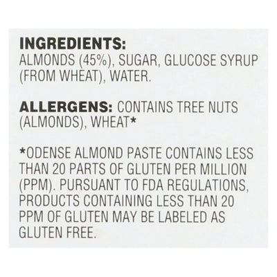 An image displaying Odense Paste - Almond - Case Of 12 - 7 Ounce. by Odense