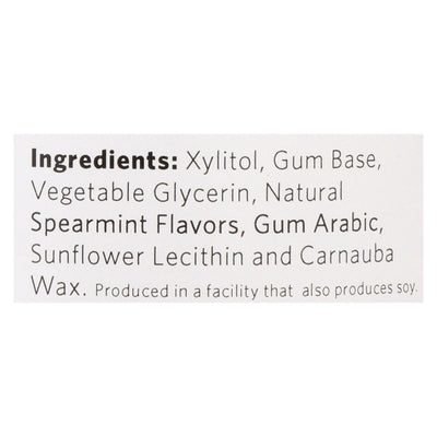 Xylichew Chewing Gum - Sugar Free Spearmint - 60 Piece Jar - Case Of 4 - Orca Market