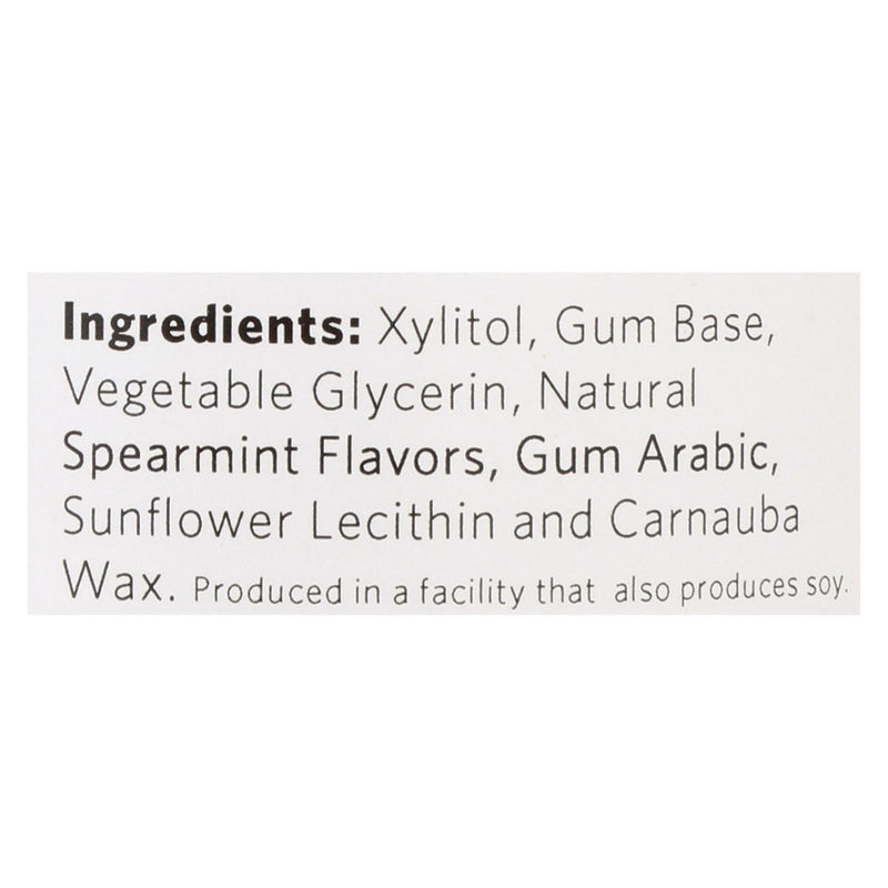 Xylichew Chewing Gum - Sugar Free Spearmint - 60 Piece Jar - Case Of 4 - Orca Market
