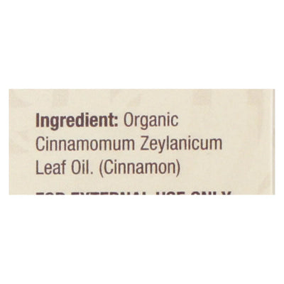 An image displaying Nature's Answer - Organic Essential Oil - Cinnamon - 0.5 Ounce. by Nature's Answer