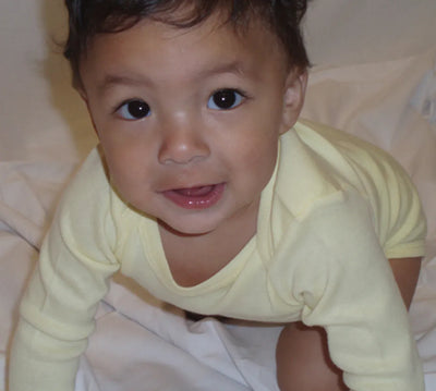 An image displaying Girls Long Sleeve Printed Onezie Variety 6 Pack by Bambini