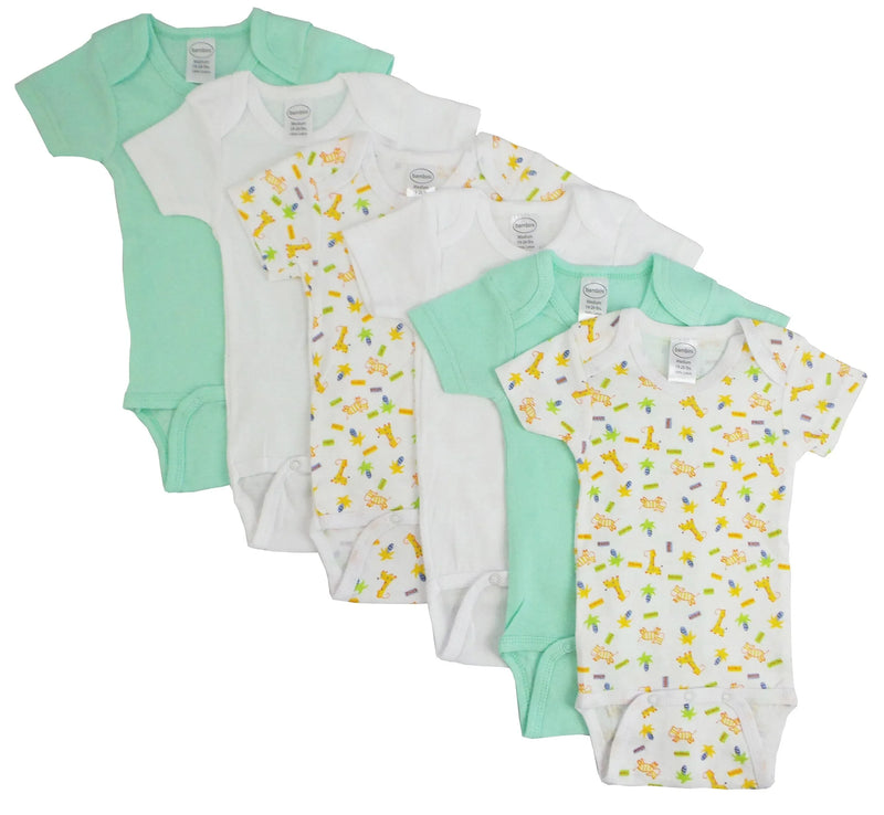 An image displaying Boys Printed Short Sleeve 6 Pack by Bambini