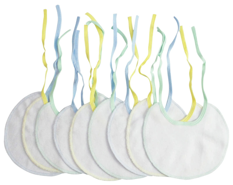 An image displaying Infant Nine Piece Bib Set (pack Of 9) by Bambini