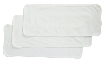 An image displaying Baby Burpcloth With White Trim (pack Of 3) by Bambini