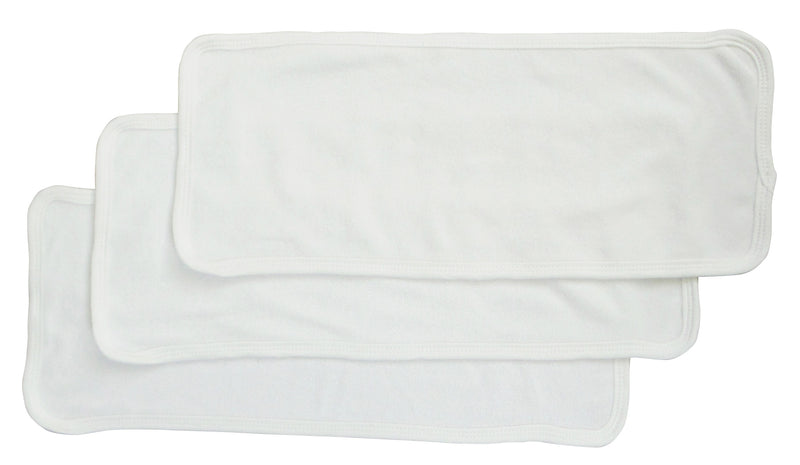 An image displaying Baby Burpcloth With White Trim (pack Of 3) by Bambini