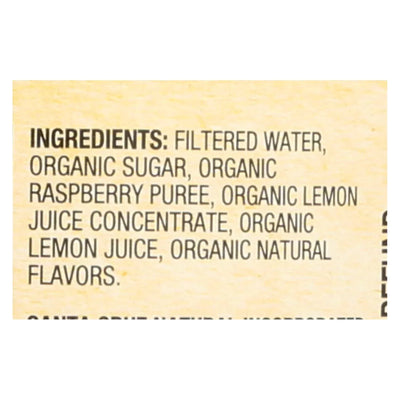 An image displaying Santa Cruz Organic Lemonade Juice - Raspberry - Case Of 12 - 32 Ounce. by Santa Cruz Organic
