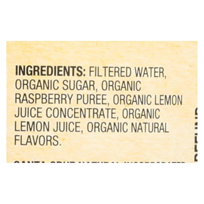An image displaying Santa Cruz Organic Lemonade Juice - Raspberry - Case Of 12 - 32 Ounce. by Santa Cruz Organic