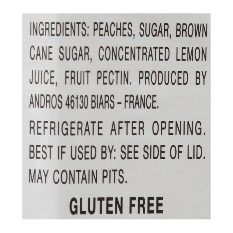 Bonne Maman - Conserve - Peach - Case Of 6 - 13 Ounce.
