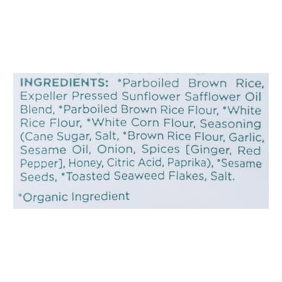 Lundberg Family Farms - Rice Chips Og3 Ses Seed - Cs Of 6-5.5 Oz