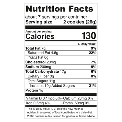 An image displaying Tate's Bake Shop - Cookie Sltd Caramel Cchip - Case Of 12-6.5 Ounce by Tate's Bake Shop