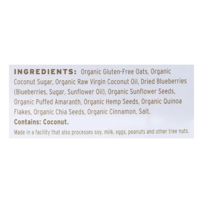 An image displaying Purely Elizabeth Organic Ancient Grain Granola - Blueberry Hemp - Case Of 6 - 12 Ounce. by Purely Elizabeth
