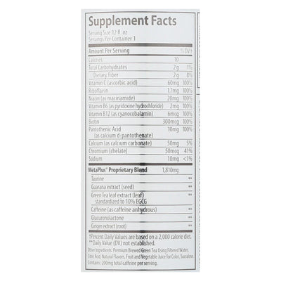 Celsius Non-carbonated Raspberry Acai Green Tea Dietary Supplement  - Case Of 12 - 12 Ounce