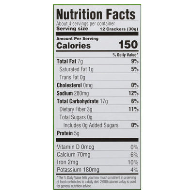Mary's Gone Crackers - Crkr Organic Spr Sd Grlc Bsl - Case Of 6-4 Ounce