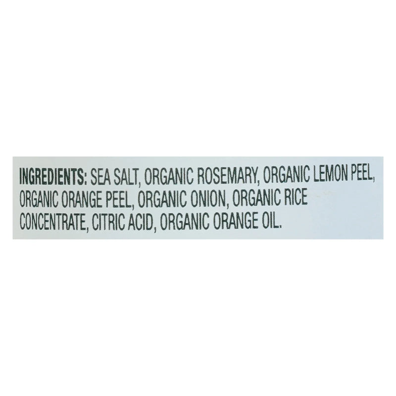 Simply Organic - Salt Og2 Citrus Rosemary - Cs Of 6-2.58 Oz