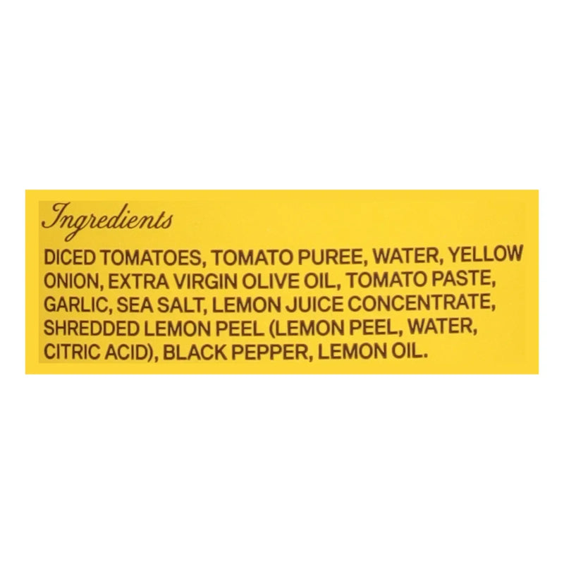 An image displaying Sauz - Summer Lemon Marinara - Case Of 6-25 Ounce by Sauz