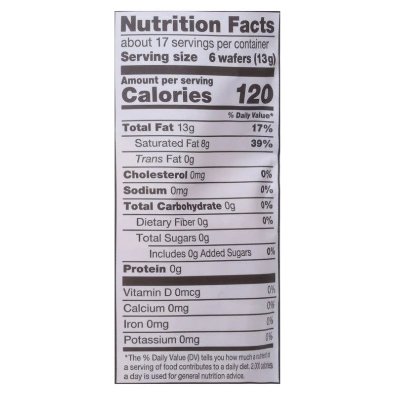 Navitas Organics - Wafers Og1 Cacao Butter - Case Of 6-8 Ounce