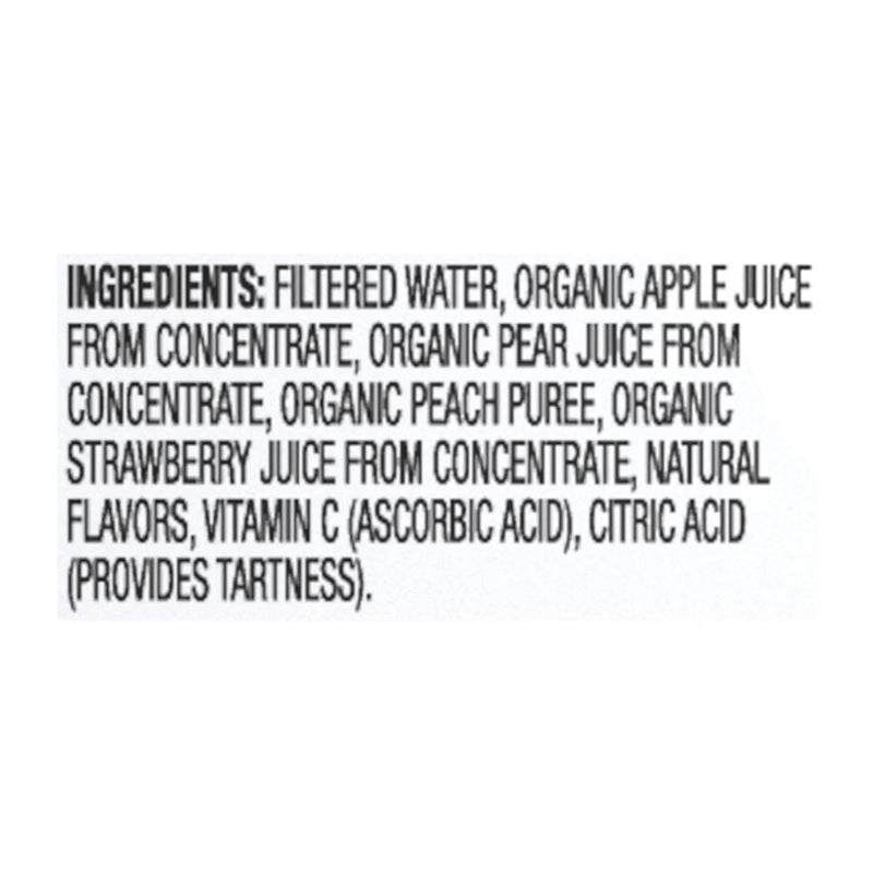 Honest Kids - Jc/drk Organic Straw Pch - Case Of 5-8/6 Ounce