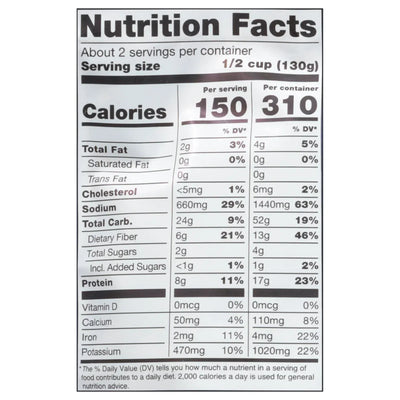 An image displaying Somos - Beans Rth Rfrd Chptle Blk - Case Of 6-10 Ounce by Somos