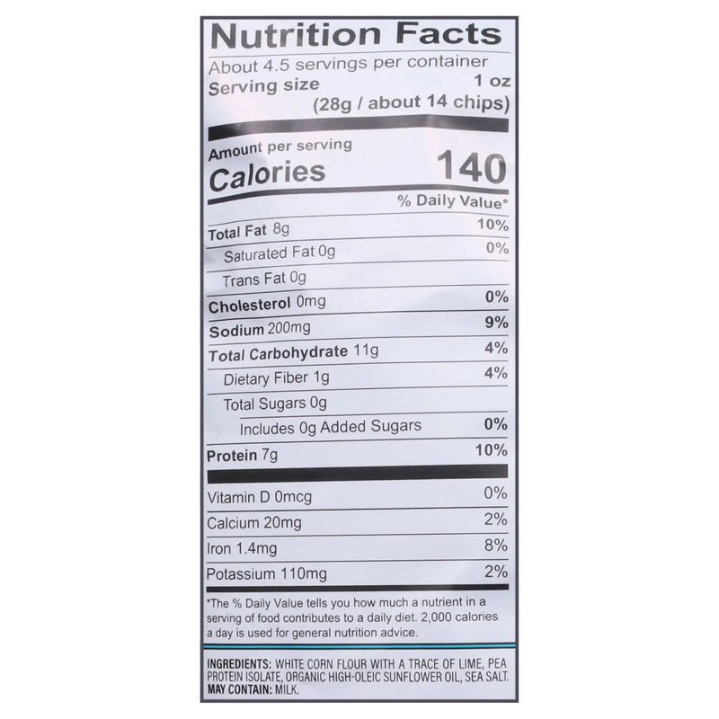 Simply Protein - Tortilla Chips Sea Salt - Cs Of 10-4.58 Oz