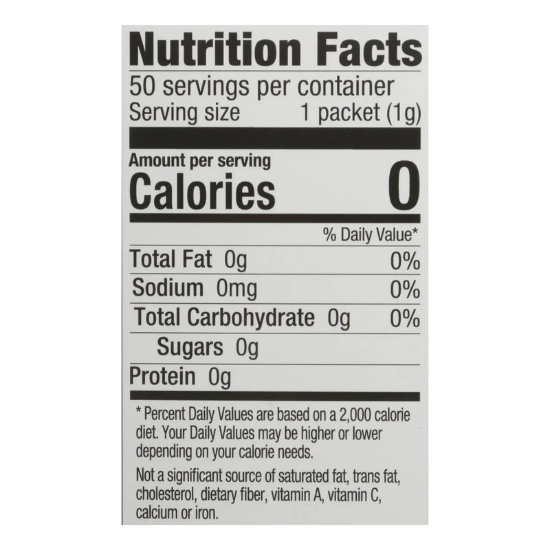 An image displaying Stevita - Stevia Organic Original - Case Of 6-50 Pkt by Stevita Naturals