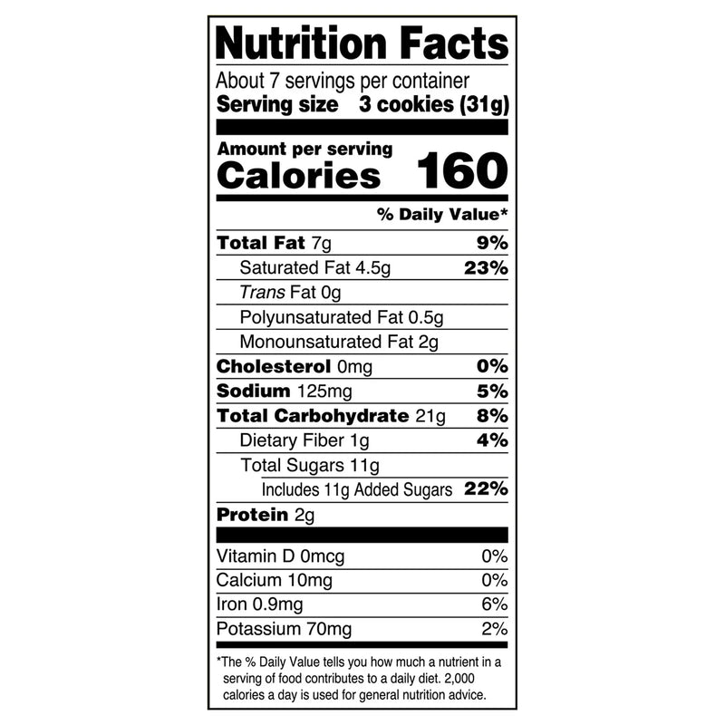 Back To Nature - Cookie Fudge Striped - Case Of 6-7.7 Ounce
