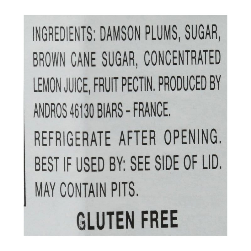 Bonne Maman - Conserve - Damson Plum - Case Of 6 - 13 Ounce.