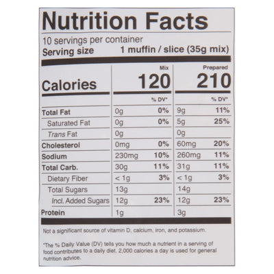 An image displaying Miss Jones Baking Co - Mx Banana Bread Muffin Gf - Case Of 6-12.35 Ounce by Miss Jones Baking Co