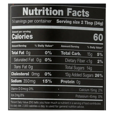 An image displaying Rufus Teague Bbq Sauce - Touch O'heat - Case Of 6 - 16 Ounce. by Rufus Teague