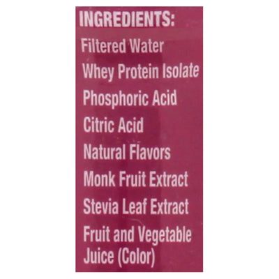 An image displaying Ready Water - Water Protein Blk Cherry - Case Of 12-16.9 Ounce by Ready Water
