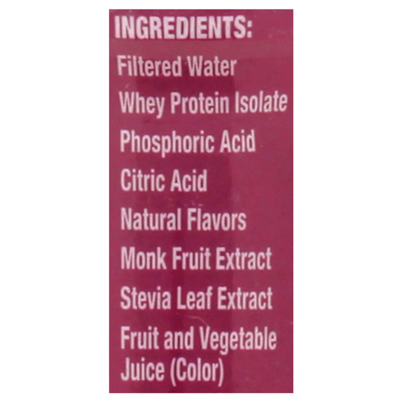 An image displaying Ready Water - Water Protein Blk Cherry - Case Of 12-16.9 Ounce by Ready Water