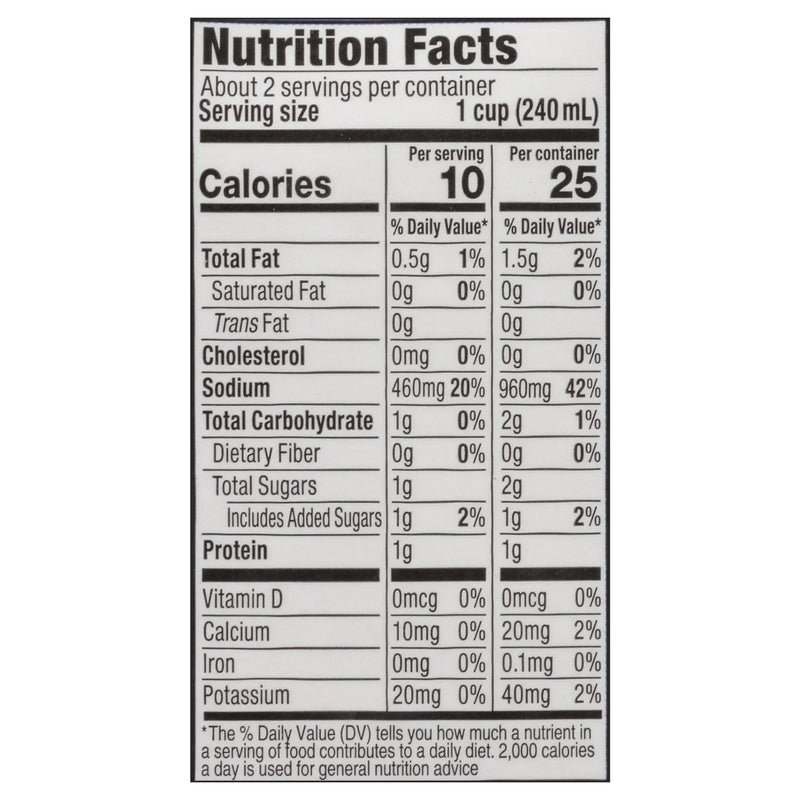 Manischewitz - Broth Chkn Low Sdm Asptc - Case Of 12-17 Ounce