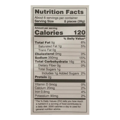 An image displaying Quinn - Prtz Nug Plant Based Chzypzria - Case Of 8-5.8 Ounce by Quinn