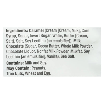 An image displaying Sanders - Milk Choc Ssalt Crml Thin - Case Of 6-6 Ounce by Sanders
