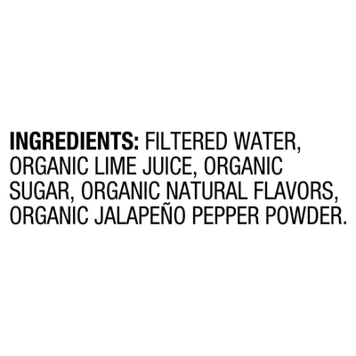 An image displaying Santa Cruz Organic - Bev Organic Jalapeno Limeade - Case Of 6-32 Ounce by Santa Cruz Organic