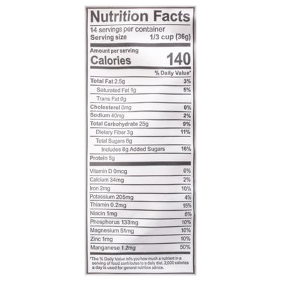 An image displaying One Degree Organic Foods - Sprt Otml Organic Cacao Nib - Case Of 6-18 Ounce by One Degree Organic Foods