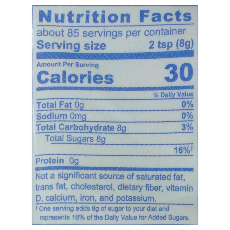 Wholesome - Sugar Organic Turb Regen - Case Of 12-24 Ounce