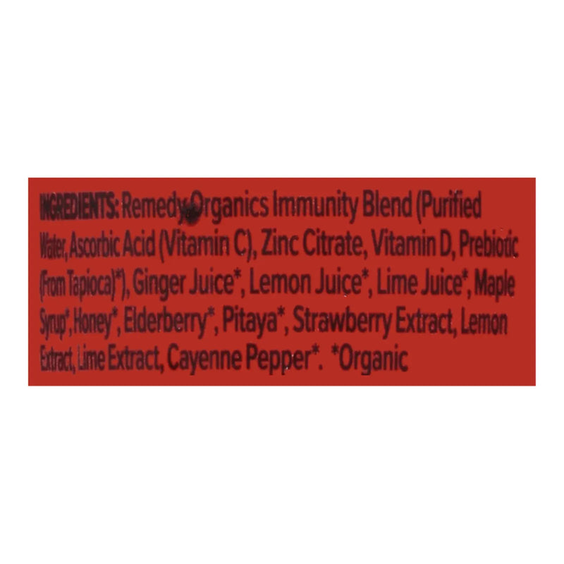 An image displaying Remedy Organics - Shot Organic Protect Immunity - Case Of 24-2 Ounce by Remedy Organics