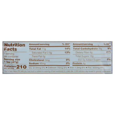 Jonesbar - Bar Organic Dark Choc Alm - Case Of 12-1.7 Ounce