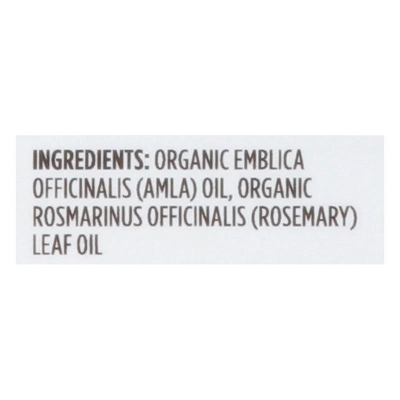 Sky Organics - Scalp Oil Og2 Amla Rsemry - Ea Of 1-2 Fz