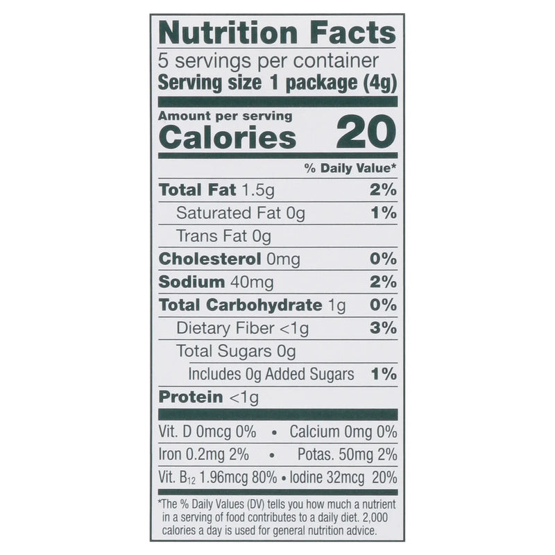 Gimme Seaweed Snacks - Seaweed Snk Organic Tryki 5pk - Case Of 6-5/.14 Ounce