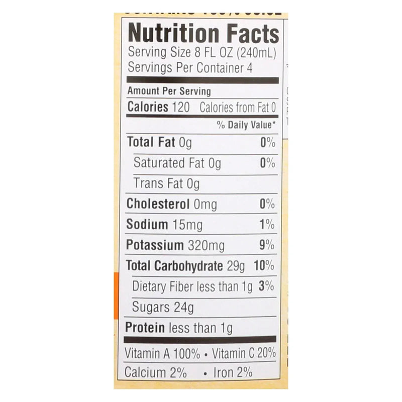 An image displaying Santa Cruz Organic Orange Mango Juice - Case Of 6 - 32 Ounce by Santa Cruz Organic