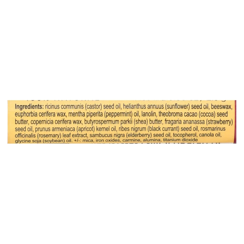 Burts Bees - Lip Shimmer - Watermelon - Case Of 4 - 0.09 Ounce