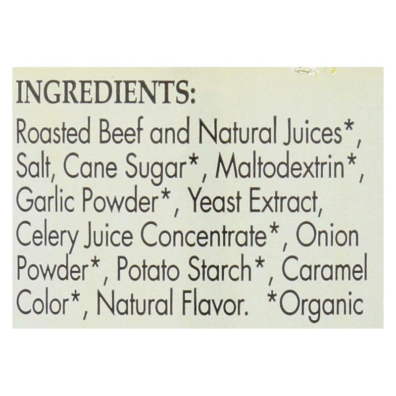 Better Than Bouillon Organic Seasoned - Beef Base - Case Of 6 - 8 Ounce.